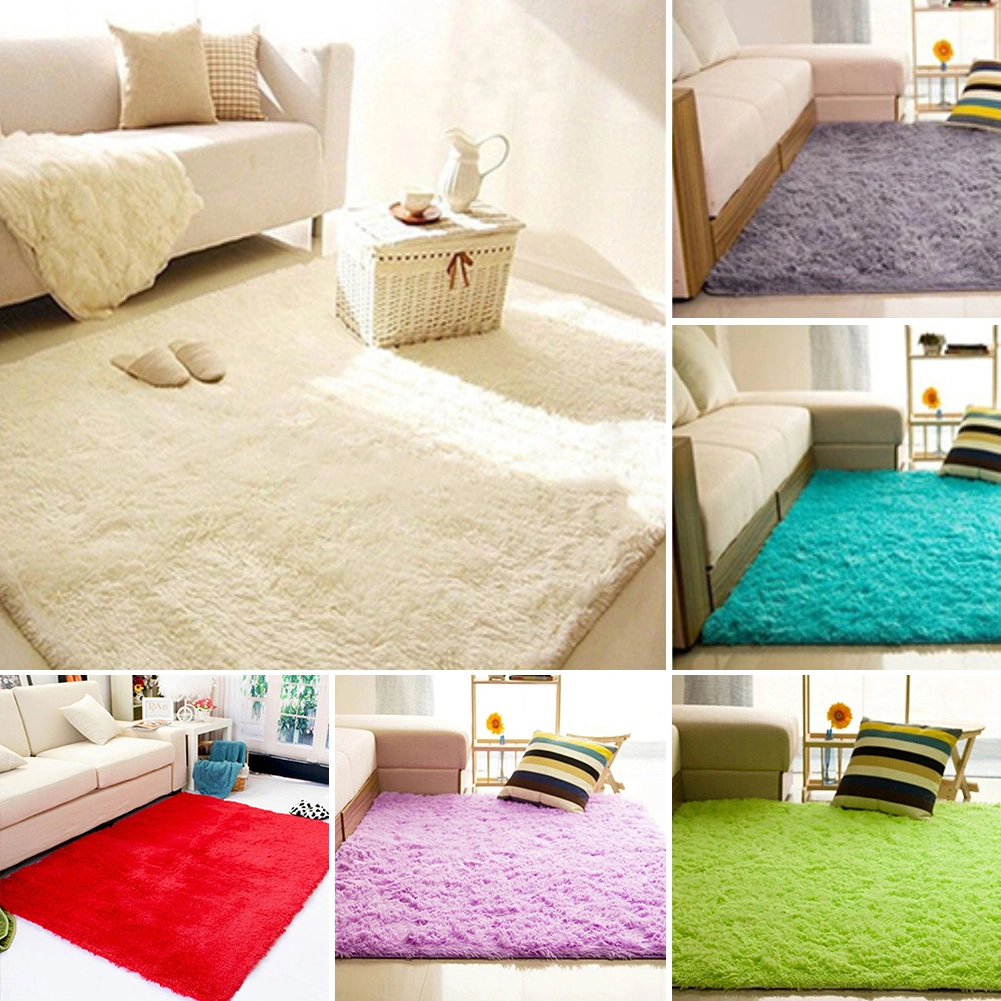 Home Living Room Bedroom Floor Carpet Mat Soft Anti-Skid Rectangle Area Rug
