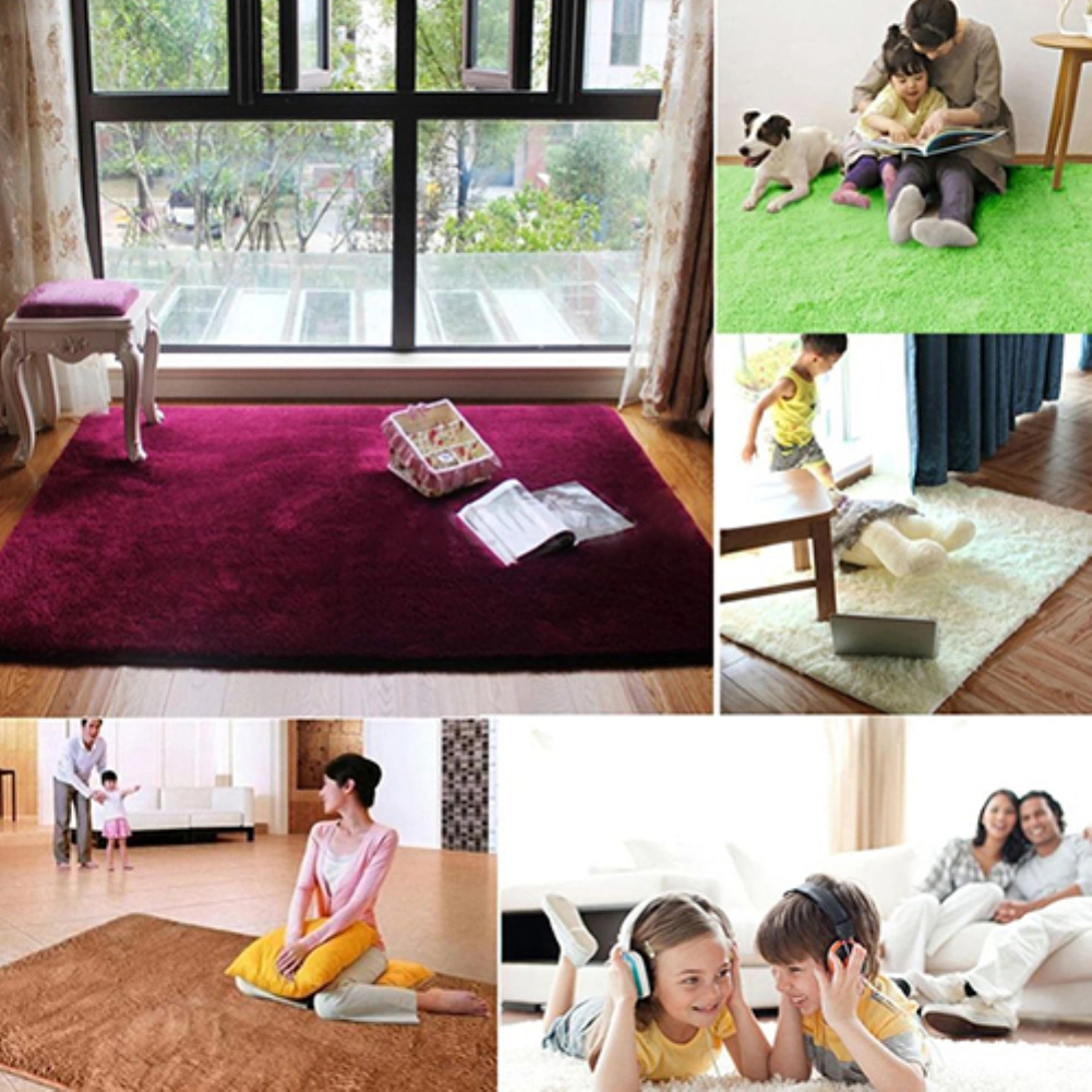 Home Living Room Bedroom Floor Carpet Mat Soft Anti-Skid Rectangle Area Rug
