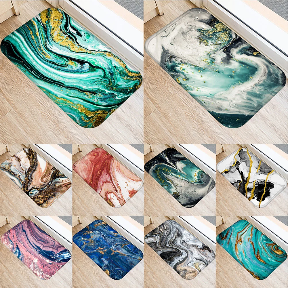Color Palette Kitchen Hallway Mat Entrance Rug Floor Non-slip Bathroom Carpet
