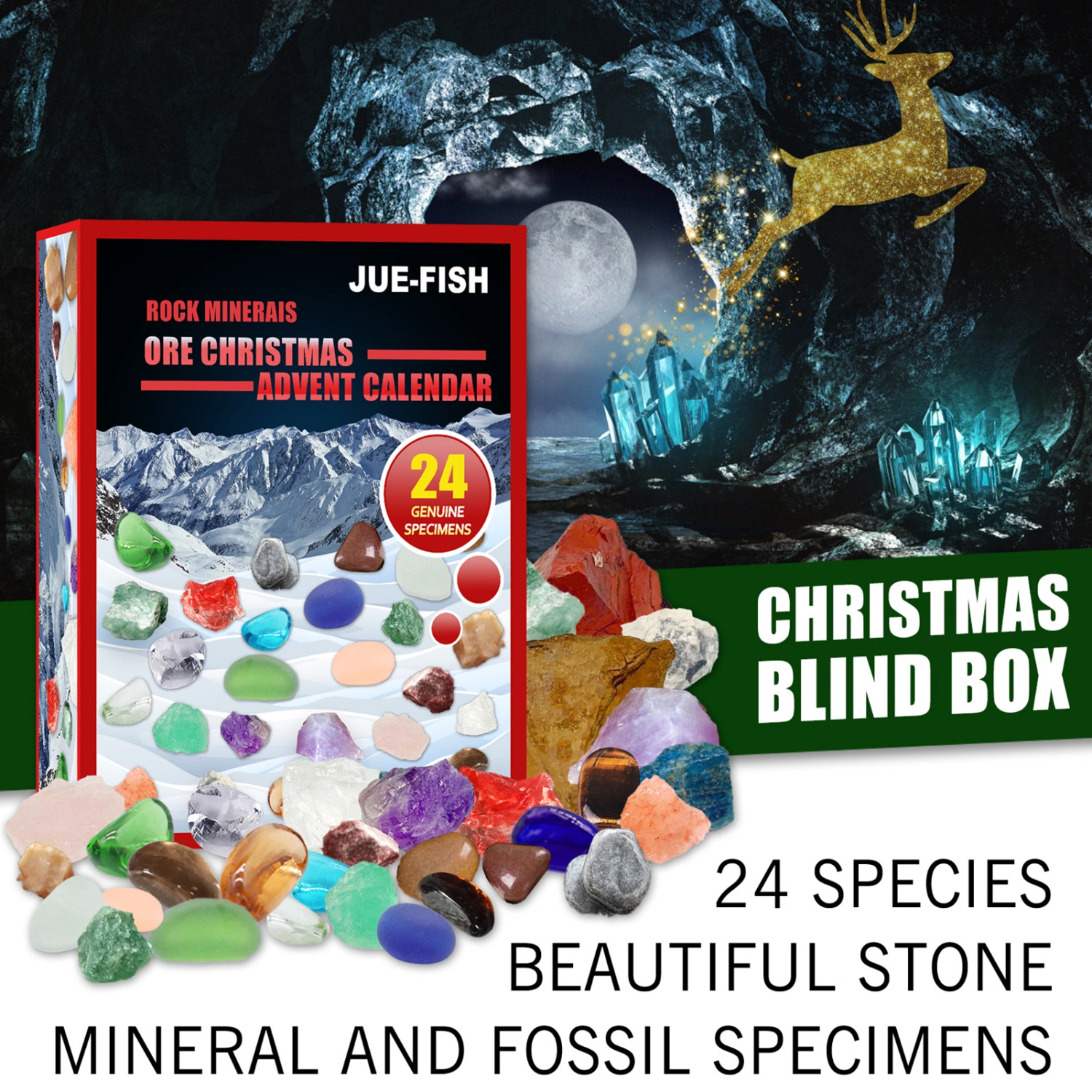 Calendar Box Increase Holiday Expectations Nice-looking Amusing Ore Christmas Advent Calendar for Children