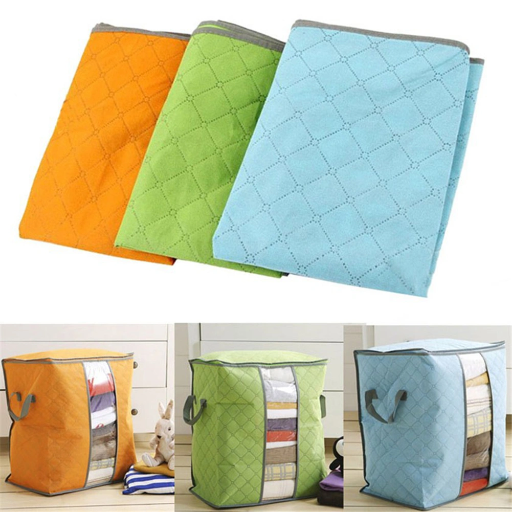 Portable Quilt Storage Bag Clothes Wardrobe Blanket Dustproof Folding Pouch