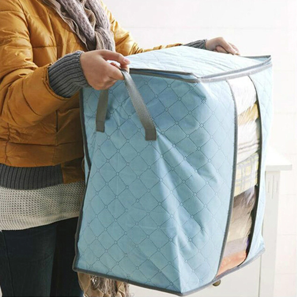 Portable Quilt Storage Bag Clothes Wardrobe Blanket Dustproof Folding Pouch