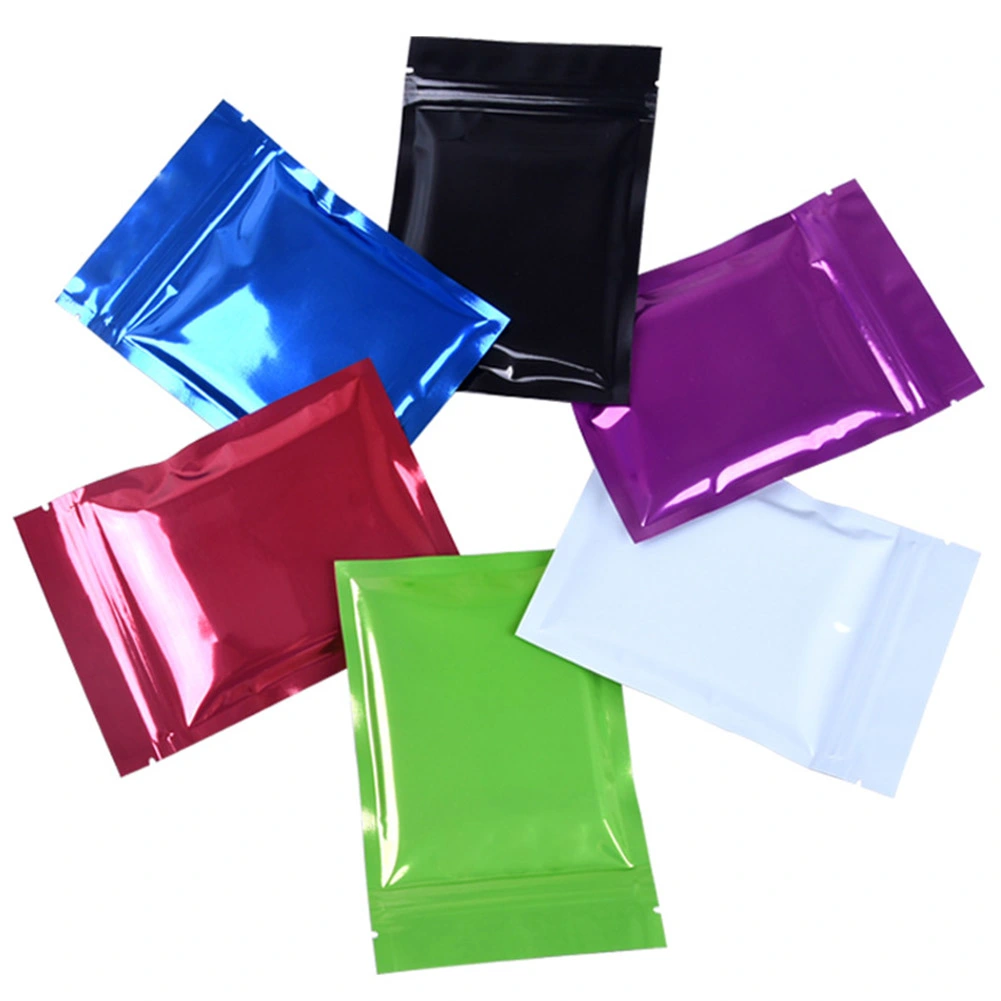 100Pcs 7x10cm Aluminum Foil Waterproof Resealable Pouch Seal Packaging Bags