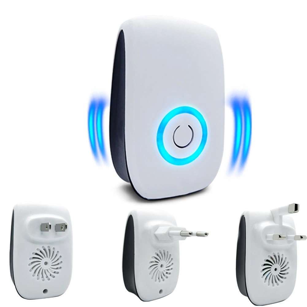 2Pcs Electronic Ultrasonic Pest Control Mosquito Repellent Insect Mice Repeller