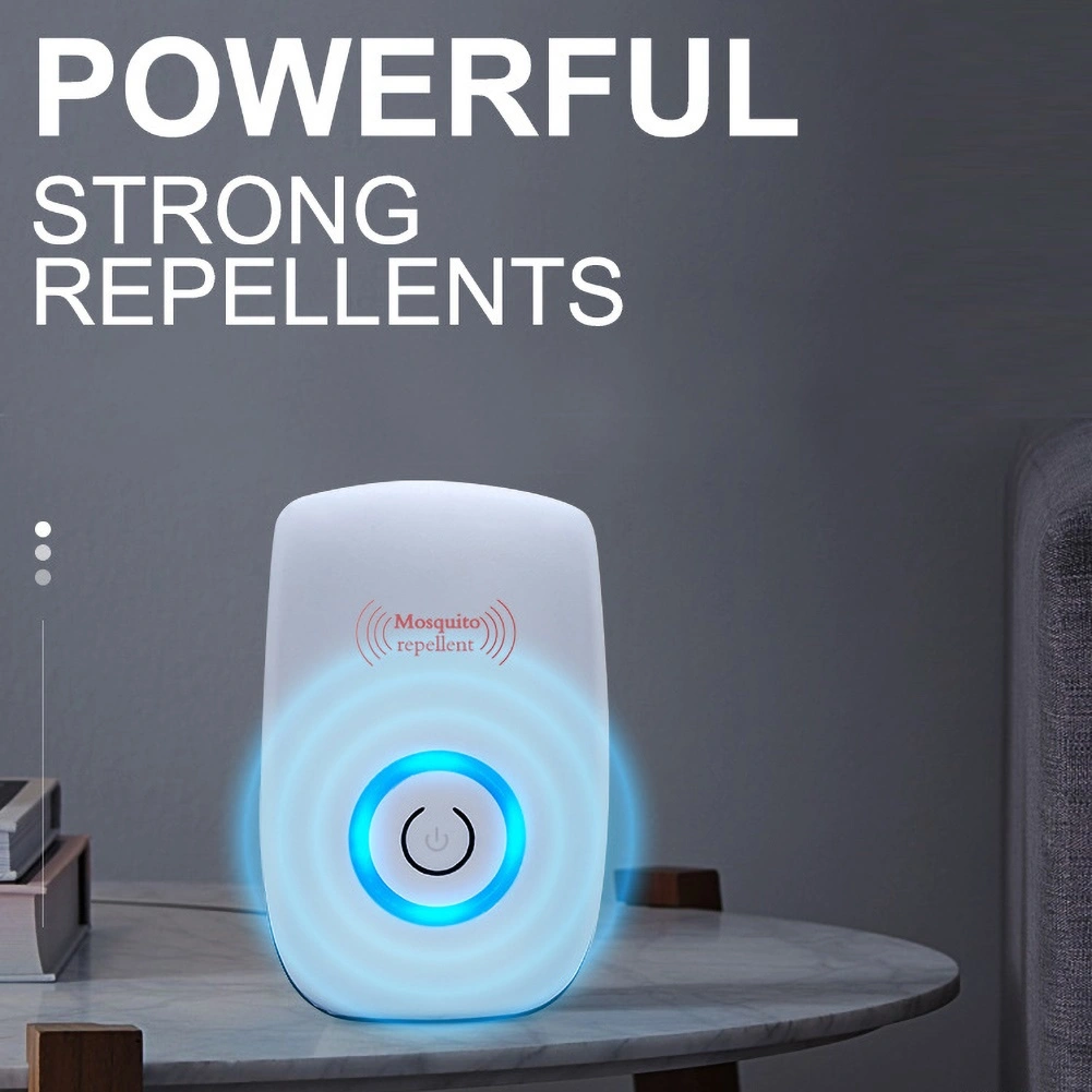 2Pcs Electronic Ultrasonic Pest Control Mosquito Repellent Insect Mice Repeller