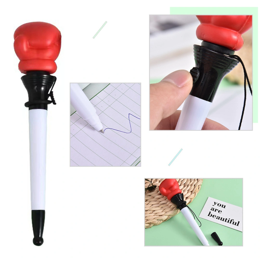 Bounce Decompression Pen Smooth Writing Ball Gel Pen Boxing Glove Signing Ballpoint Pen Funny Stationary Office Supplies