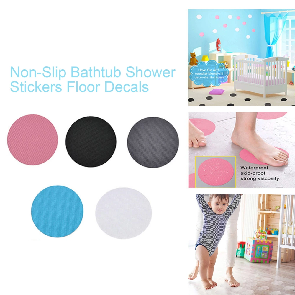 6Pcs/12Pcs Anti-slip Strips Self Adhesive Non-Slip Texture Removable Wear Resistant Widely Used Strong Stickiness Anti-skid Bathtub Stickers Safety Bathroom Decals Bedroom Supplies