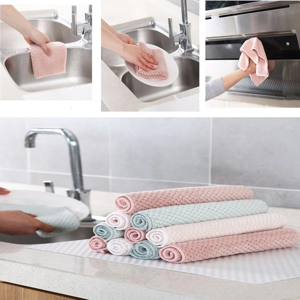 Absorbent Home Kitchen Tableware Cleaning Dishcloth Restaurant Bar Tower Cloth