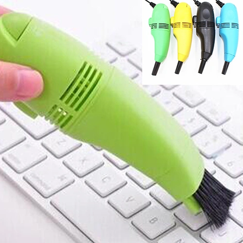 Mini USB Dust Collector Laptop Computer Keyboard Vaccum Cleaner Brush Clean Tool