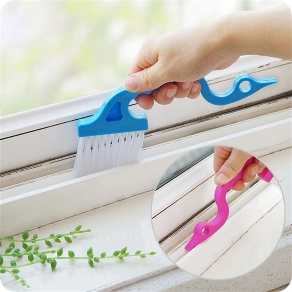 Air Louvers Tube Hand-held Slit Trench Doors Kitchen Home Cleaning Brush Tools