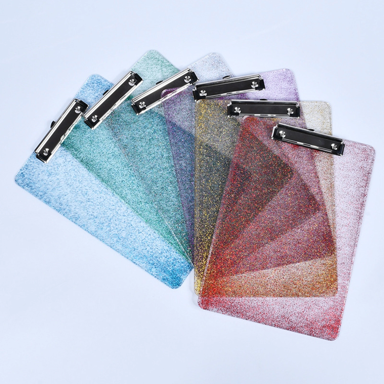 Menu Holder Thickened Strong Grip Rectangle A4 File Folder Hanging Board Paper Clipboard Writing Pad for Office 