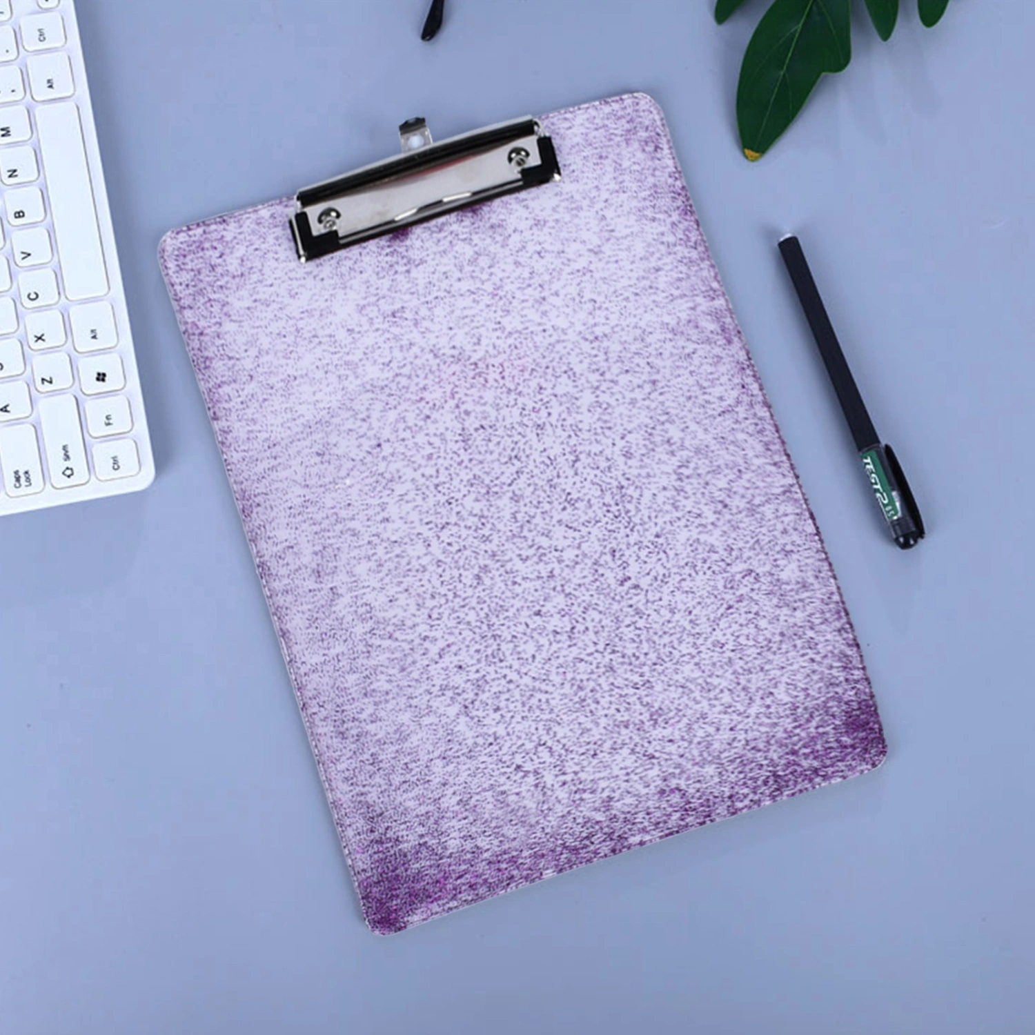 Menu Holder Thickened Strong Grip Rectangle A4 File Folder Hanging Board Paper Clipboard Writing Pad for Office 