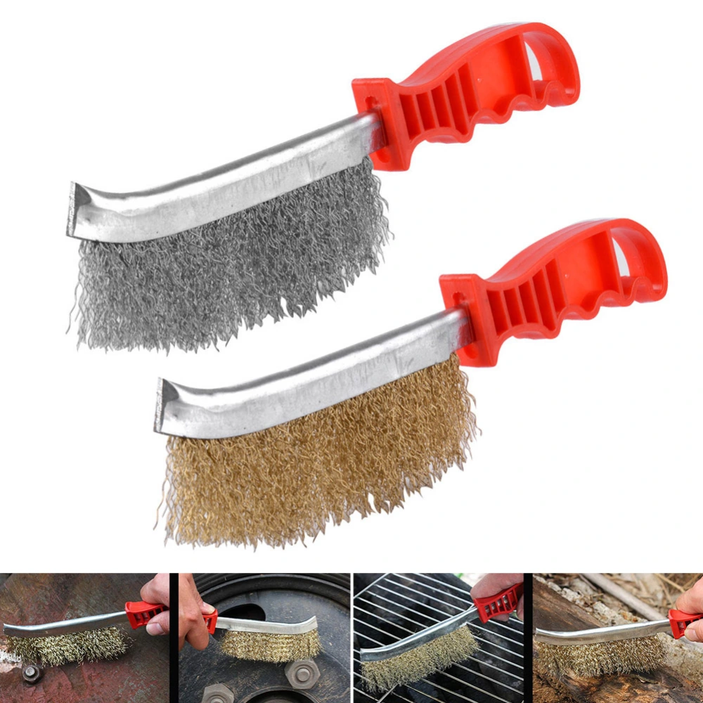 Stainless Steel Wire Brush Strong Cleaning Welding Slag Rust Paint Stain Remover