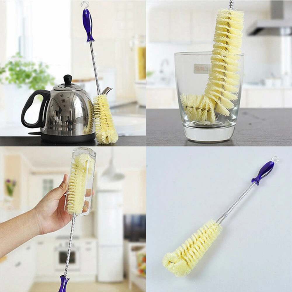 Long Handle Flexible Bottle Cleaning Brush Kitchen Thermal Teapot Cleaner Tool