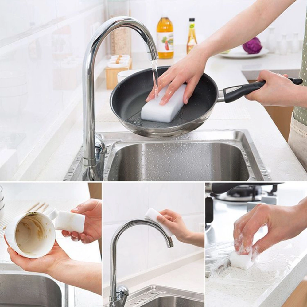 Sponge Brush Bowel Stain Oil Dirt Removal Scrubber Kitchen Cleaning Washing Tool