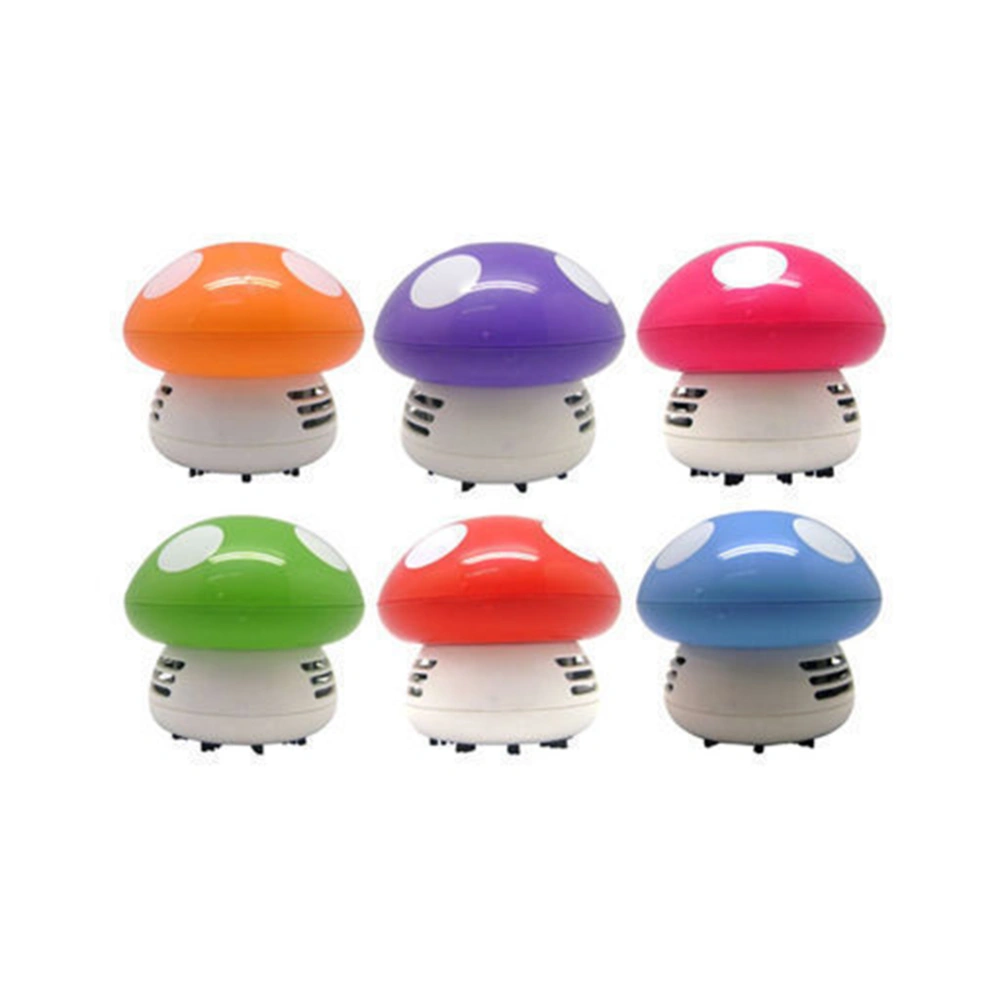 Cute Mini Mushroom Corner Desk Table Dust Vacuum Cleaner Sweeper Gift