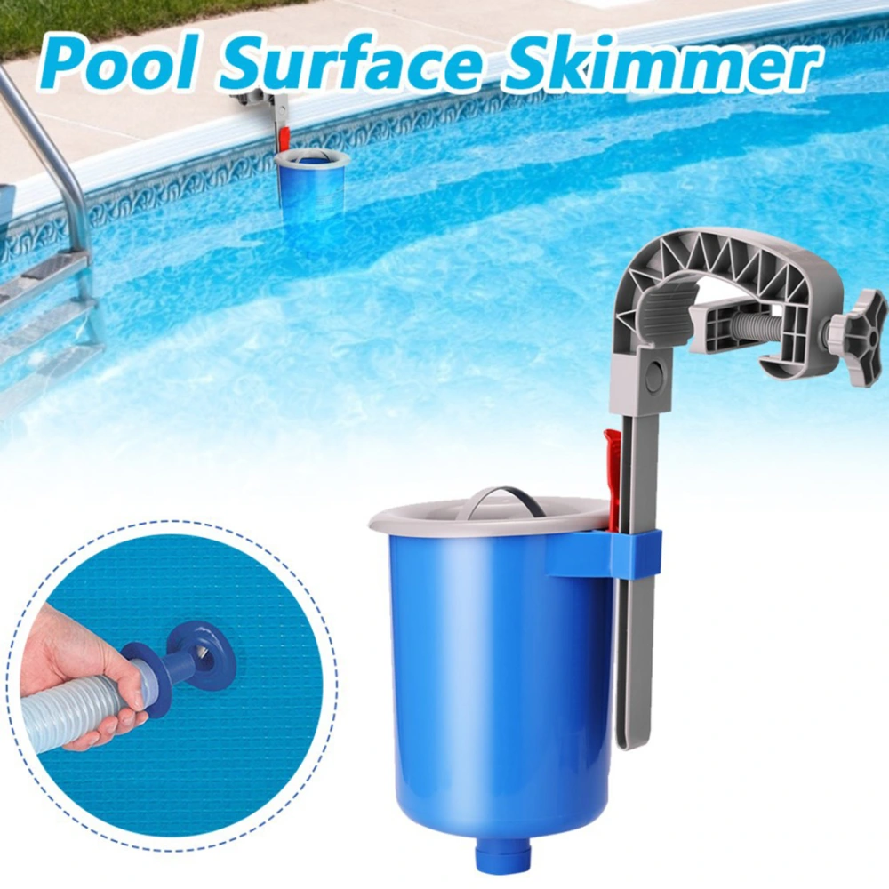 1 Set Anti-corrosion Pool Filter Easy to Install Adjustable Handle Plastic Multi-use Pool Dust Filter for Home