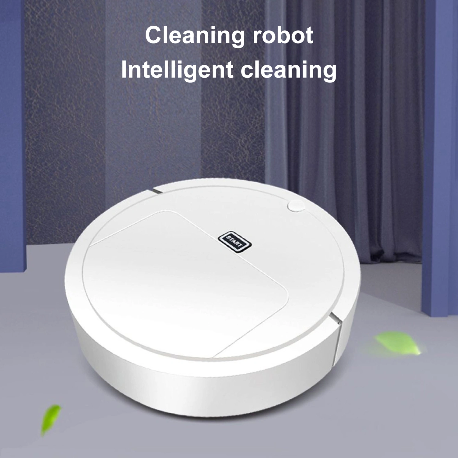 Robot Vacuum Strong Suction Labor Saving ABS Intelligent Sweeping Cleaner for Carpet