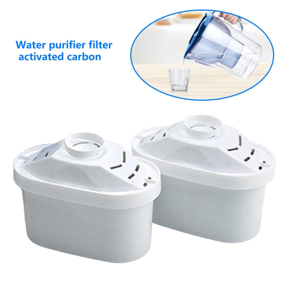 2Pcs Water Filter No Odor Universal PP Harmful Chemicals Absorption Filter Cartridge for Home