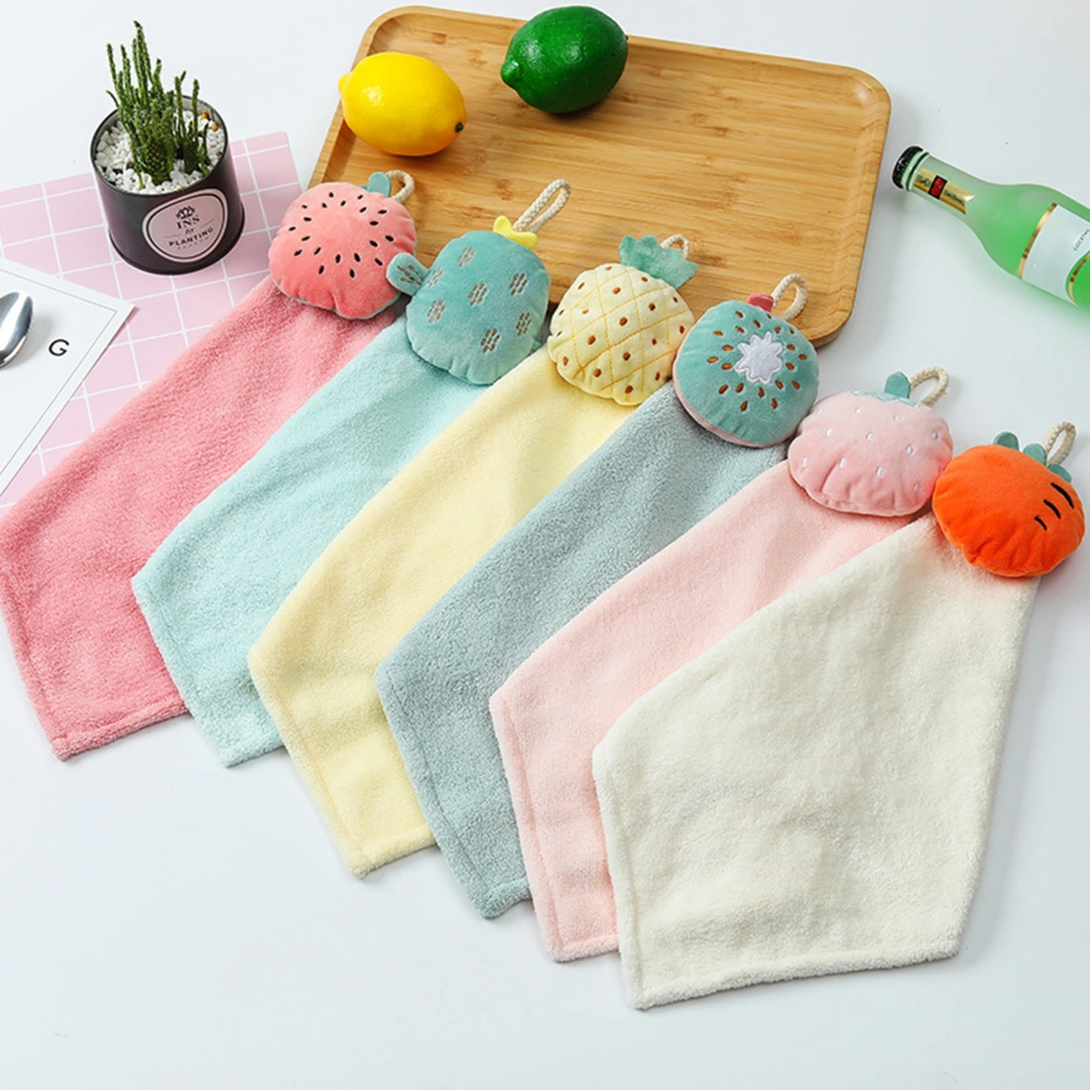 Hand Towel Skin-friendly Good Water Absorption 6 Colors Fluffy Touch Face Towel for Home