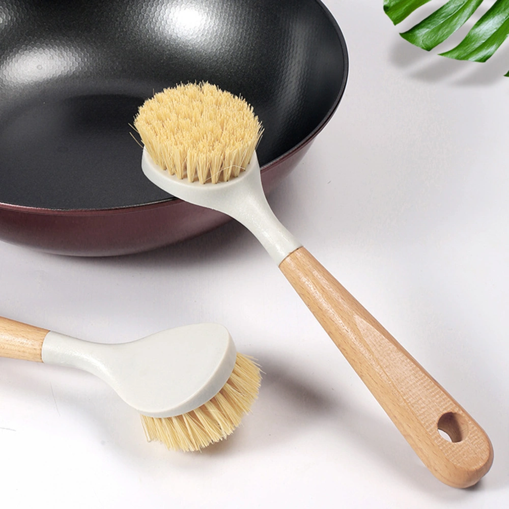 Dish Brush Eco-friendly Anti-scratch Wood Mildew-resistant Cleaning Brush Houseware for Home