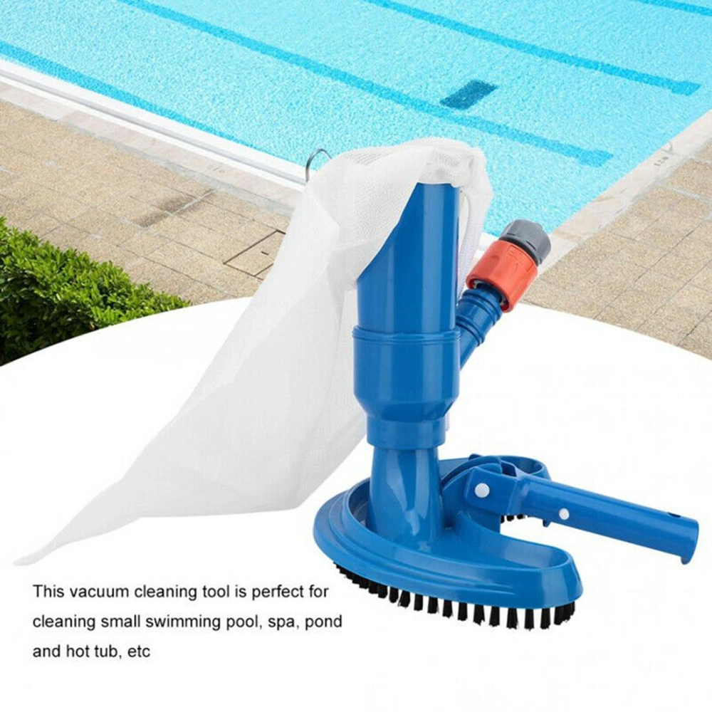 1 Set Pool Brush Semicircle Curve Adjustable Plastic Portable Pool Vacuum Brush for Swimming Pool