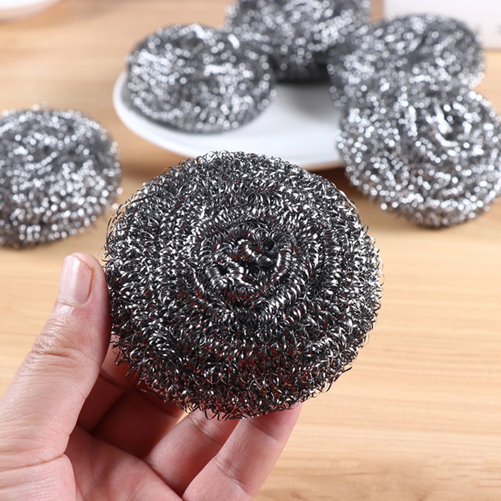 1/2/4Pcs Steel Wire Ball Multifunctional Strong Decontamination Kitchen Gadgets Stainless Steel Wire Ball Cleaner for Home