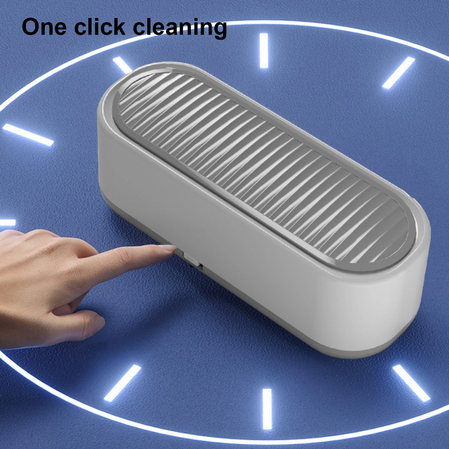 Ultrasonic Glasses Cleaner Strong Cleaning Ability Wireless 360 Degree Cleaning Ultrasonic Jewelry Cleaner Glasses Cleaning Tool