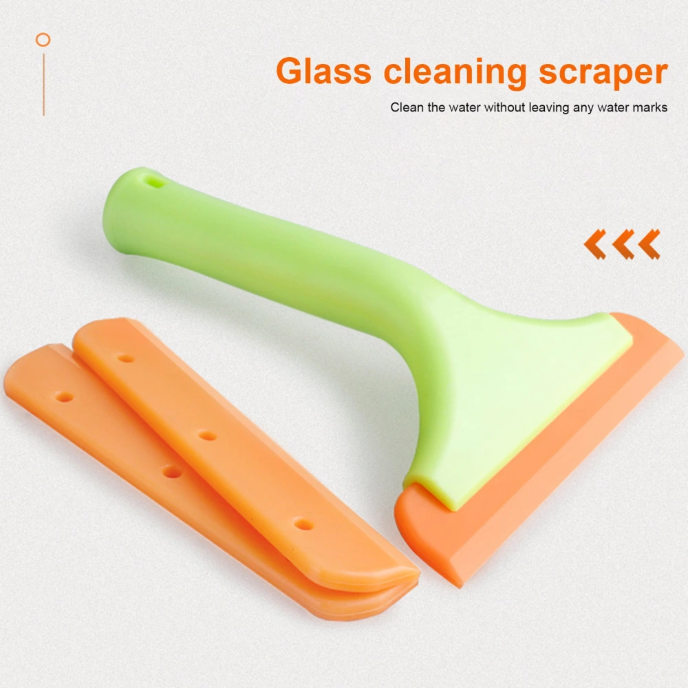 Window Wiper No Water Marks Replaceable Blade Cleaning Efficiently Glass Door Car Windshield Wing Mirror Water Squeegee Kitchen Supply