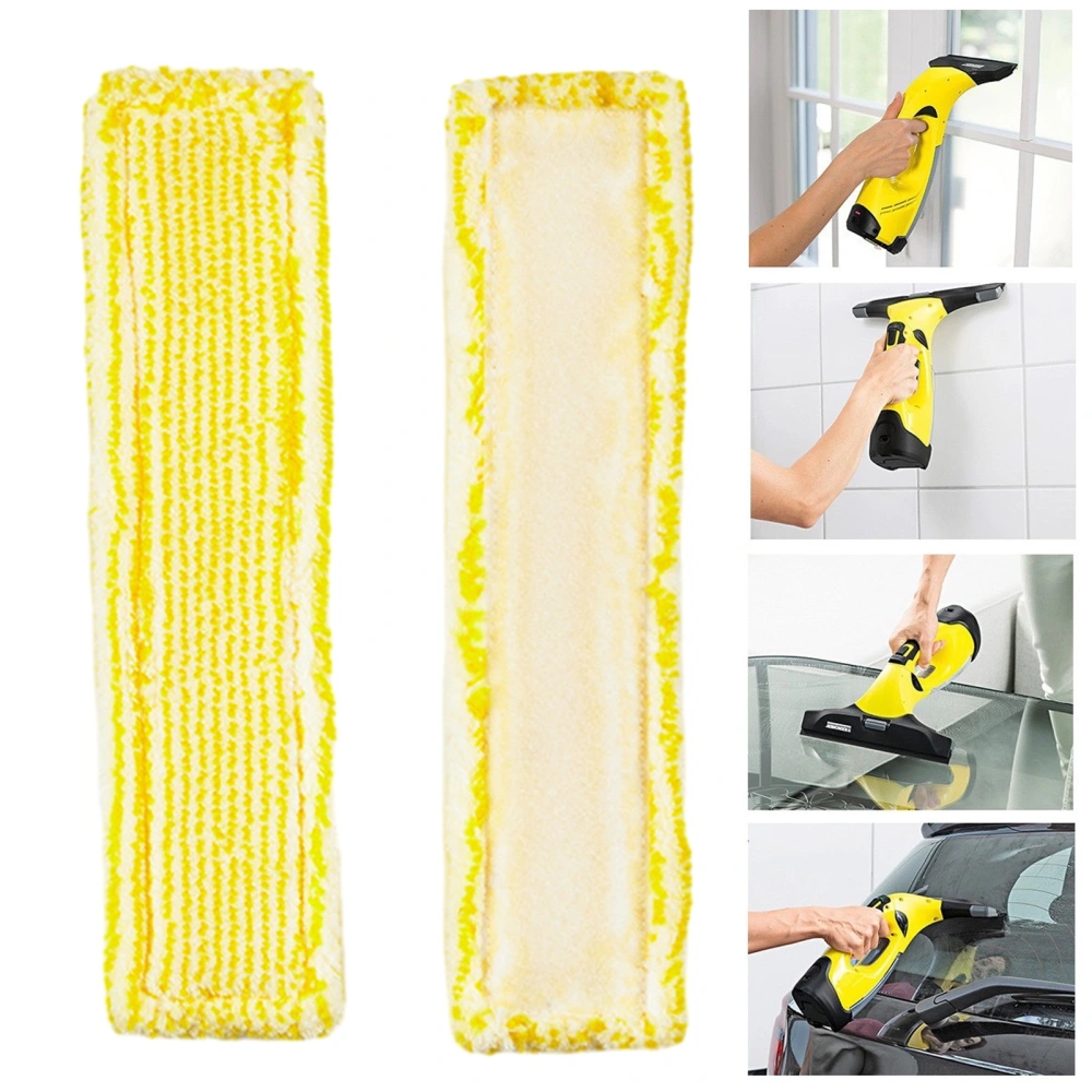 4Pcs Mop Cloth Reusable Strong Water Absorption Quick-drying High Efficiency Effective Cleaning Multipurpose Microfiber Mop Head Replacements Home Use