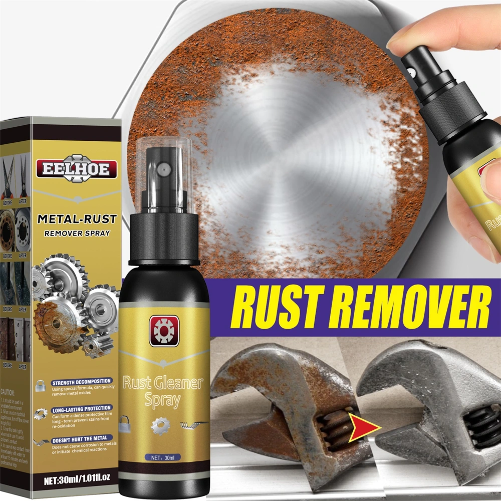 100ML/30ML Rust Removal Spray Quick Effect Efficient Cleaning Tool Rust Remover for Kitchen