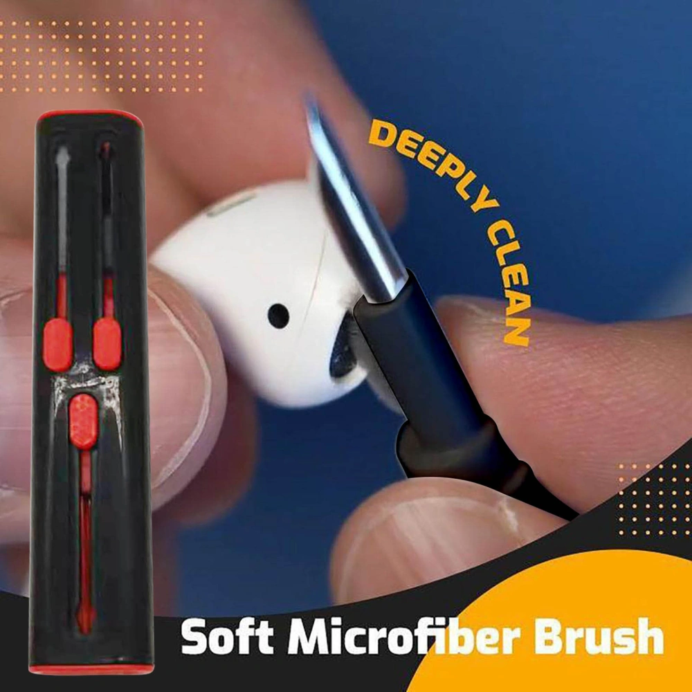 Earbuds Cleaning Brush Ergonomic Efficient Plastic Practical Tip Point Earphone Cleaner for Home