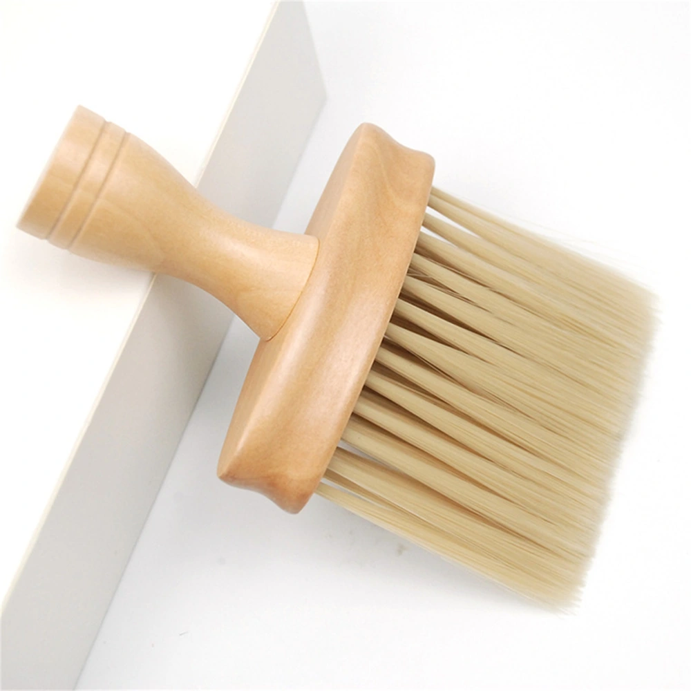 Cleaning Brush Soft Bristles Grip Comfortable Wood All-Purpose Dust Brush Car Gap Cleaning Gadget Birthday Gift