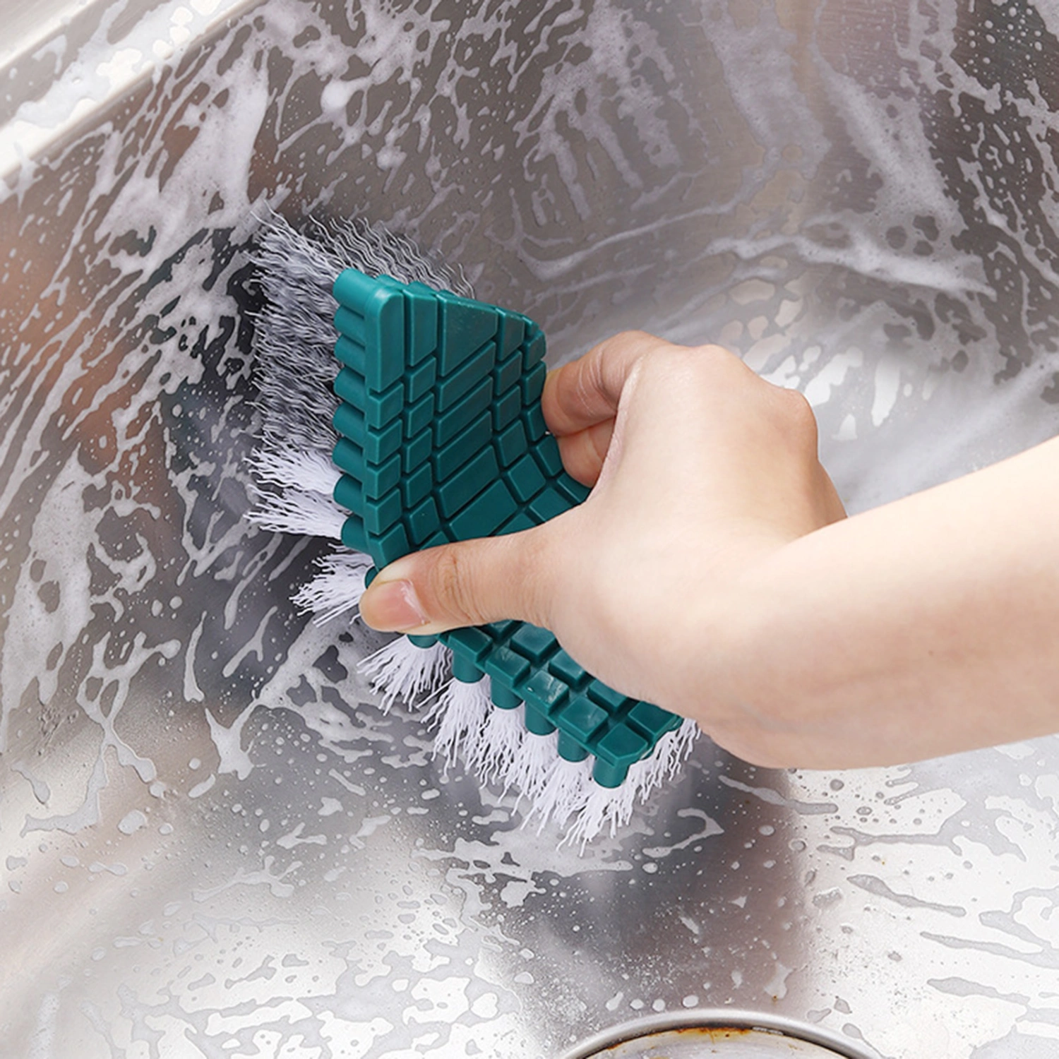 Cleaning Brush Bendable Wide Application Plastic Flexible Tile Stain Scrubber Household Supplies
