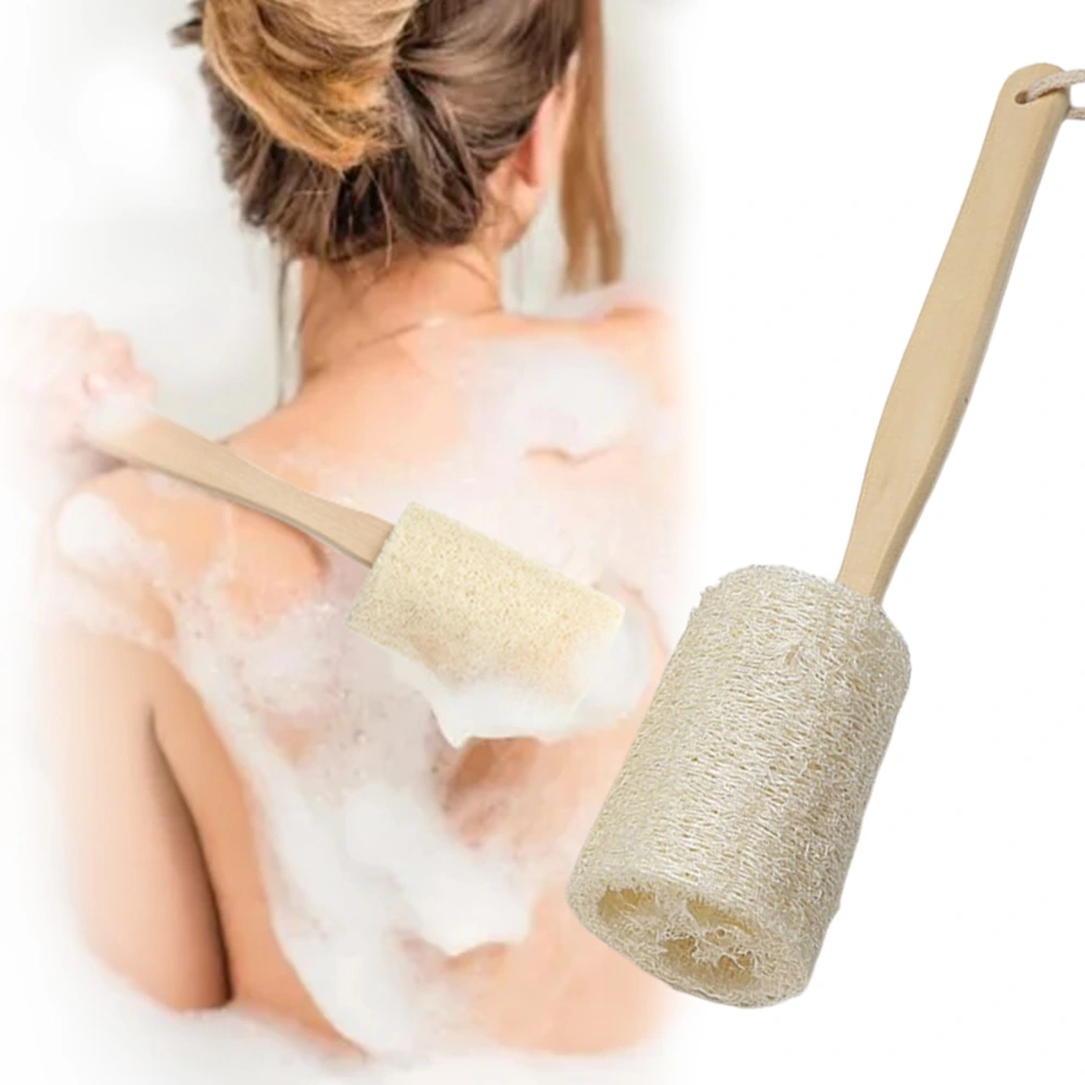 Back Scrubber Unisex Deep Clean Natural Exfoliating Loofah Bathing Back Brush Household Supplies