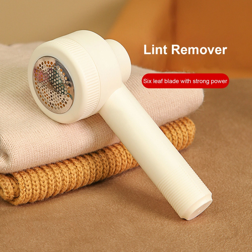 1 Set Lint Remover Convenient Reusable Sharp Blades Rechargeable Electric Sweater Shaver Lint Trimmer Household Supplies