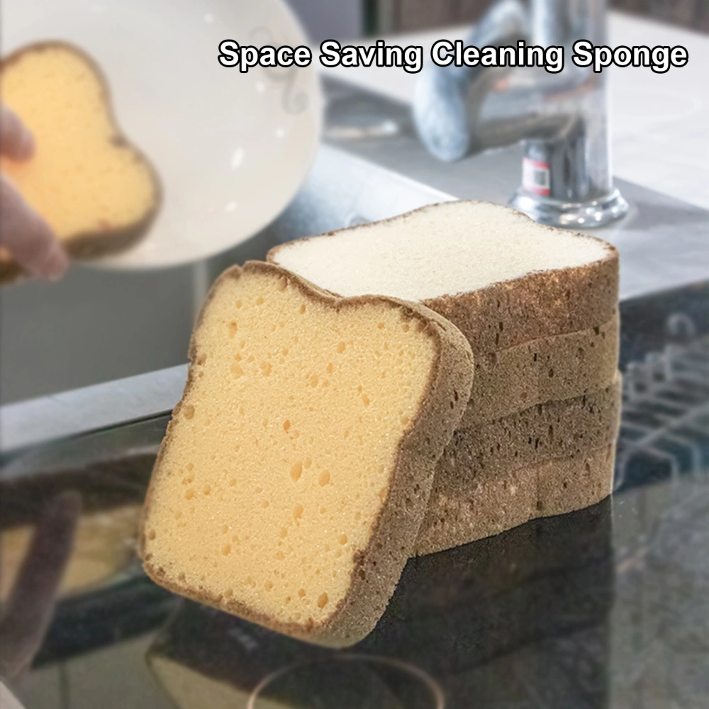 Sponge Brush Toast Bread Shaping Rich Foam Water Absorption Sponge Space Saving Cleaning Sponge Kitchen Utensil