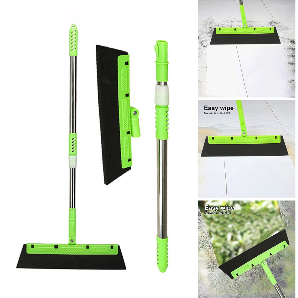 Hair Sweep Squeegee Non-sticky Hair Wet And Dry Dual Use Soft Head Wall Tile Broom Sweeper Household Cleaning Tool