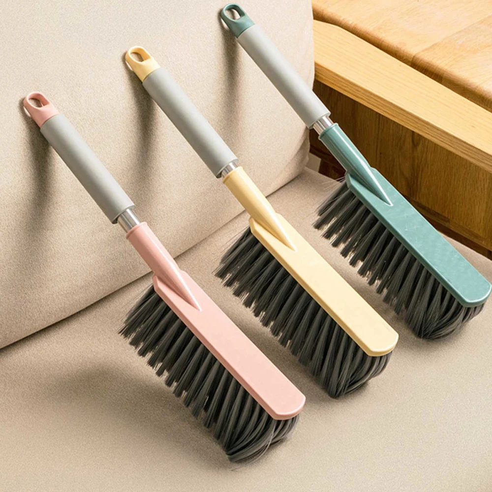 Sofa Dust Brush Long Handle with Hanging Hole Cleaning Quilt Pillow Multifunctional Cleaning Brush Home Supply