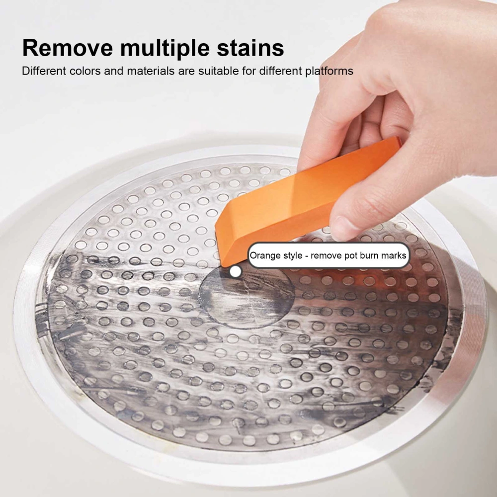 Limescale Eraser Reusable Powerful Cleaning Stain Removal Rubber Stainless Steel Stain Eraser Bathroom Glass Rust Remover Household Tools