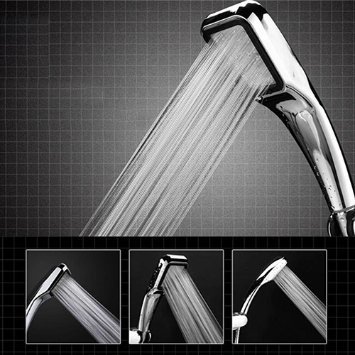 Bathroom Handheld Showerhead Water-saving Shower Head Filter Pressurize Nozzle