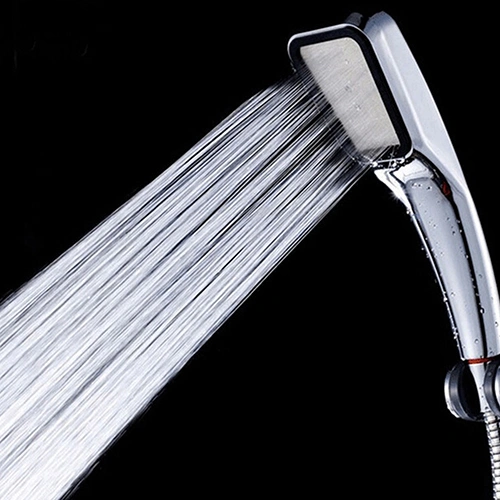 Bathroom Handheld Showerhead Water-saving Shower Head Filter Pressurize Nozzle