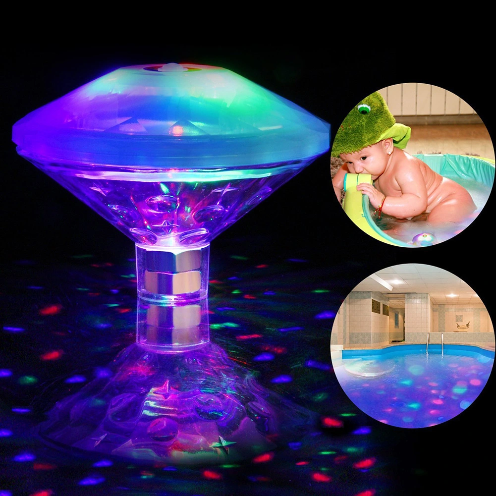 7 Lighting Mode RGB Color LED Light Bathtub Swimming Pond Floating Night Lamp