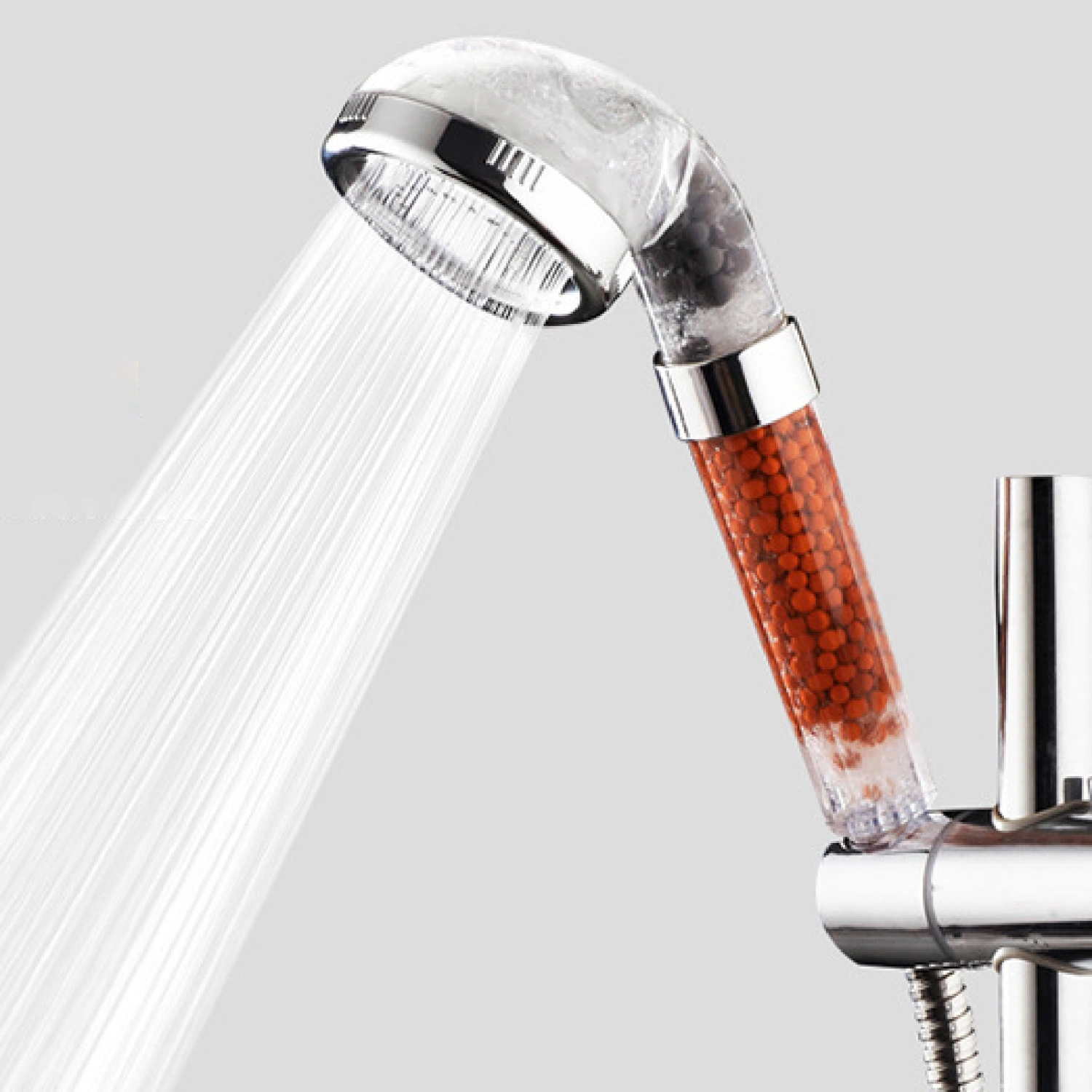 Bathroom Household Water Heater Showerhead Handheld Negative Ion Shower Nozzle