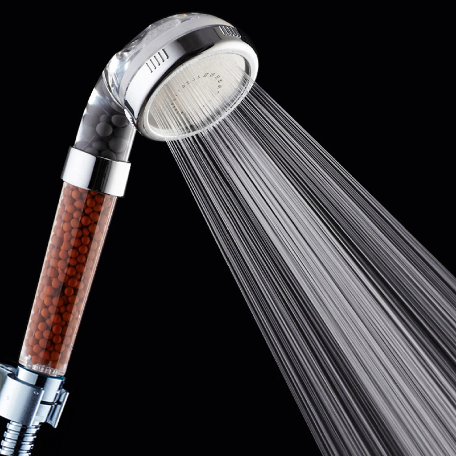 Bathroom Household Water Heater Showerhead Handheld Negative Ion Shower Nozzle