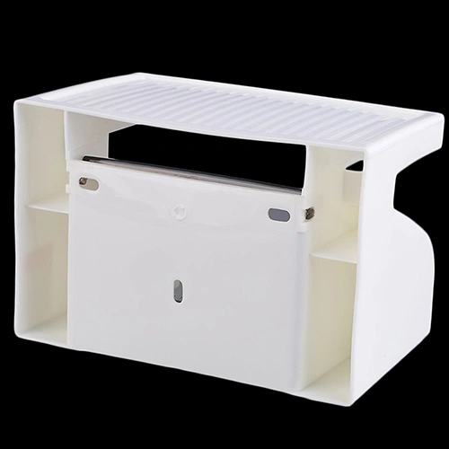 Wall Mounted Plastic Waterproof Toilet Bathroom Tool Roll Paper Tissue Holder