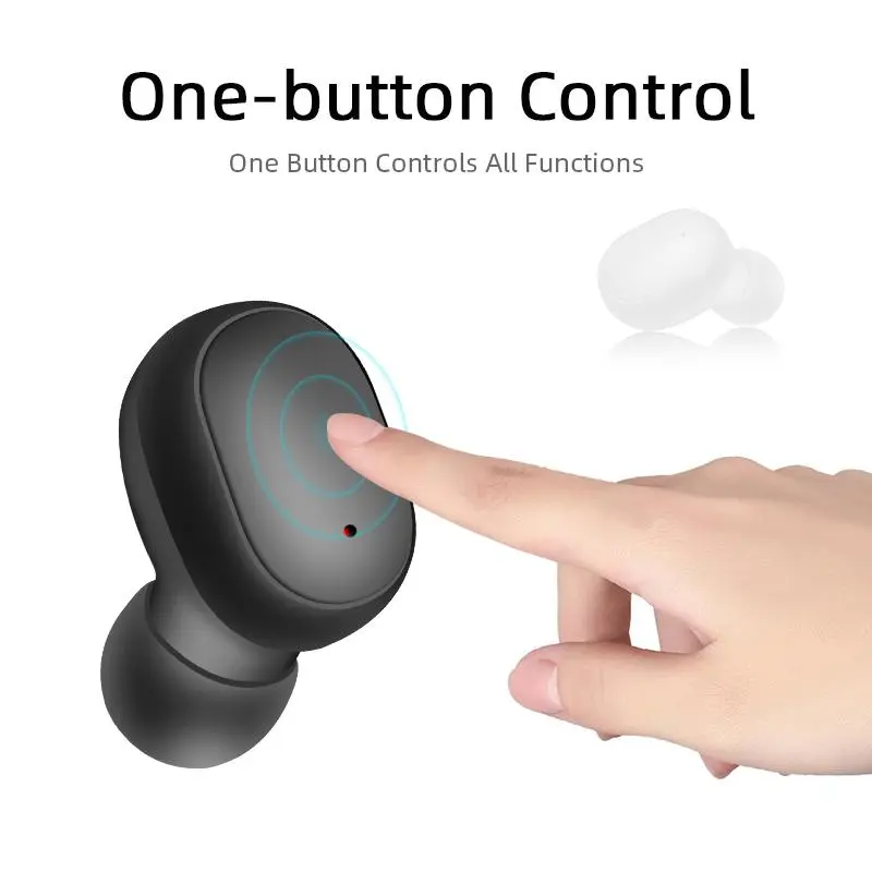 TWS Wireless Bluetooth Earphones Gaming Headphones LED Display Noise Cancelling In-ear Earbuds Headset With Microphone