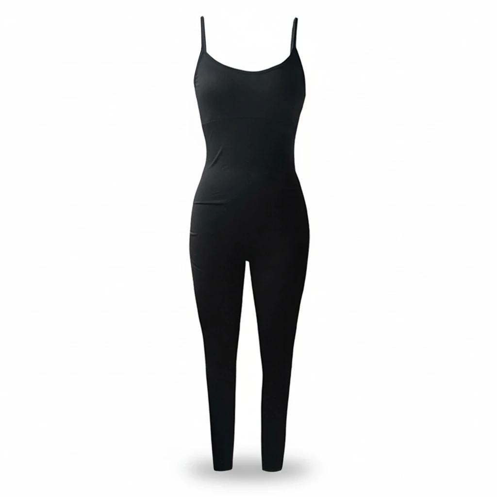 Women Jumpsuit, Spaghetti Straps Solid Slim Fit Summer Long Pants Party Clubwear