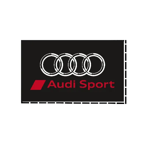 #7 audi flag 3x5ft