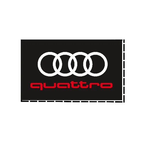 #10 audi flag 3x5ft